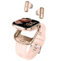T99 Smart Watch 2 in 1 TWS Earbuds Bluetooth-compatible Call Heart Rate Blood Pressure Monitor Wristwatch