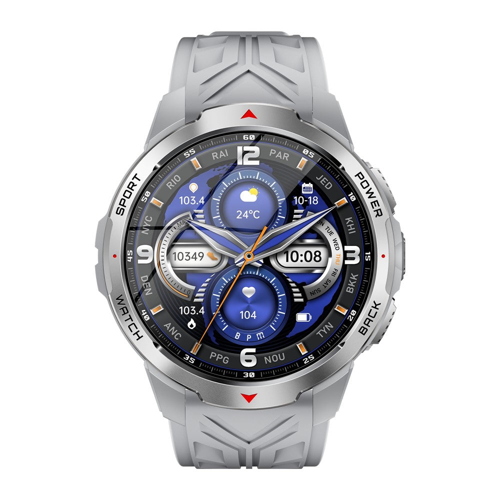 KT88 Smart Watch 1.7 Inch Screen with Compass Flashlight Sports Tracking Call Music for Outdoor Activities