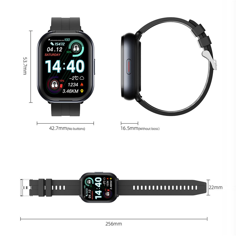 2-in-1 Smart Watch & Bluetooth Earbuds – Health Monitoring, Silicone Strap