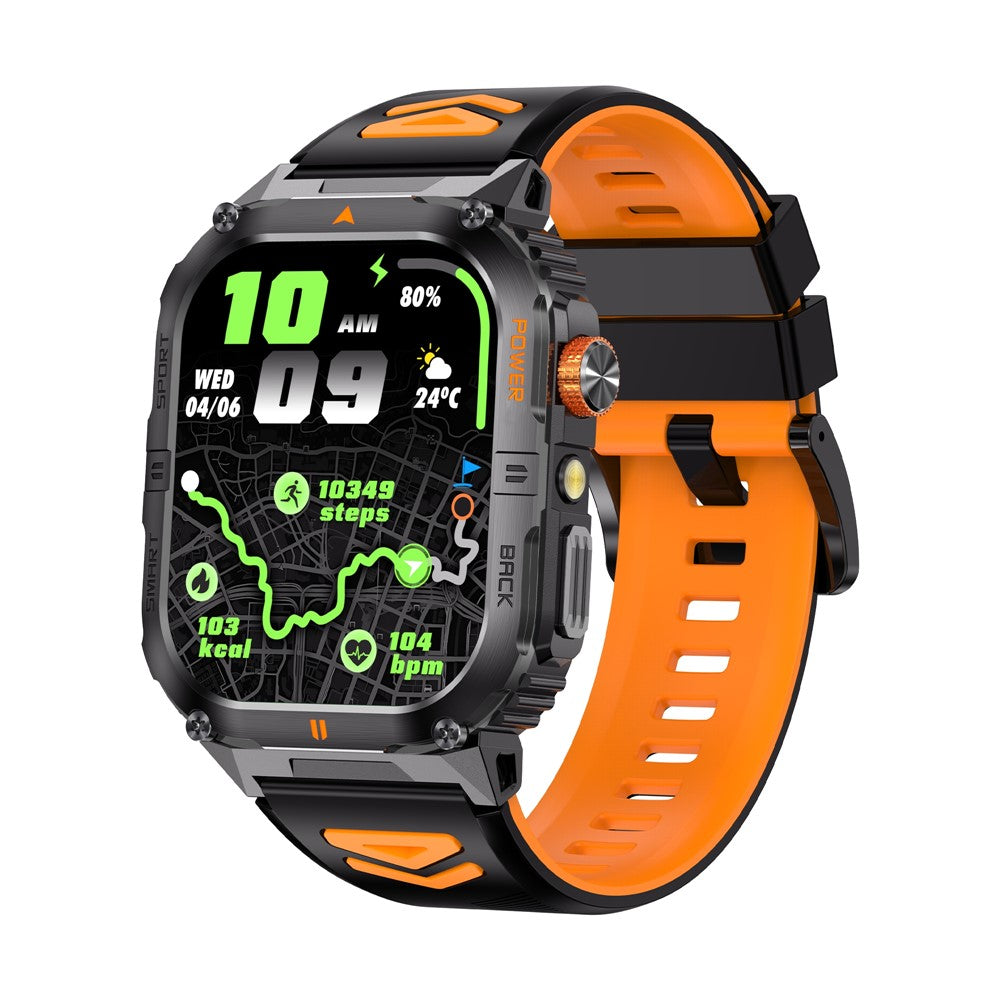 YK12 IP68 Waterproof 2.0 Inch HD Screen Health Monitoring Sports Smart Watch for Android  /  iOS