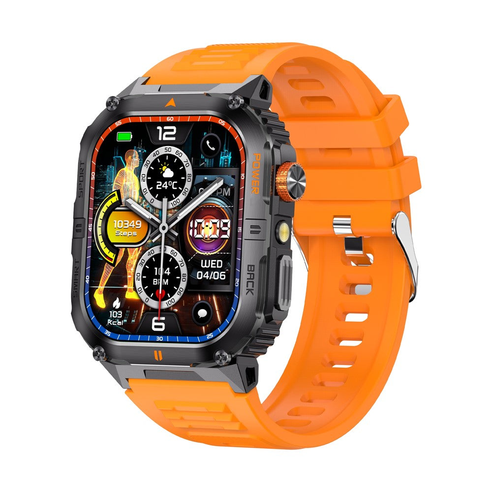Big-Screen Health Smart Watch – 25-Day Battery, IP68 (YK12)