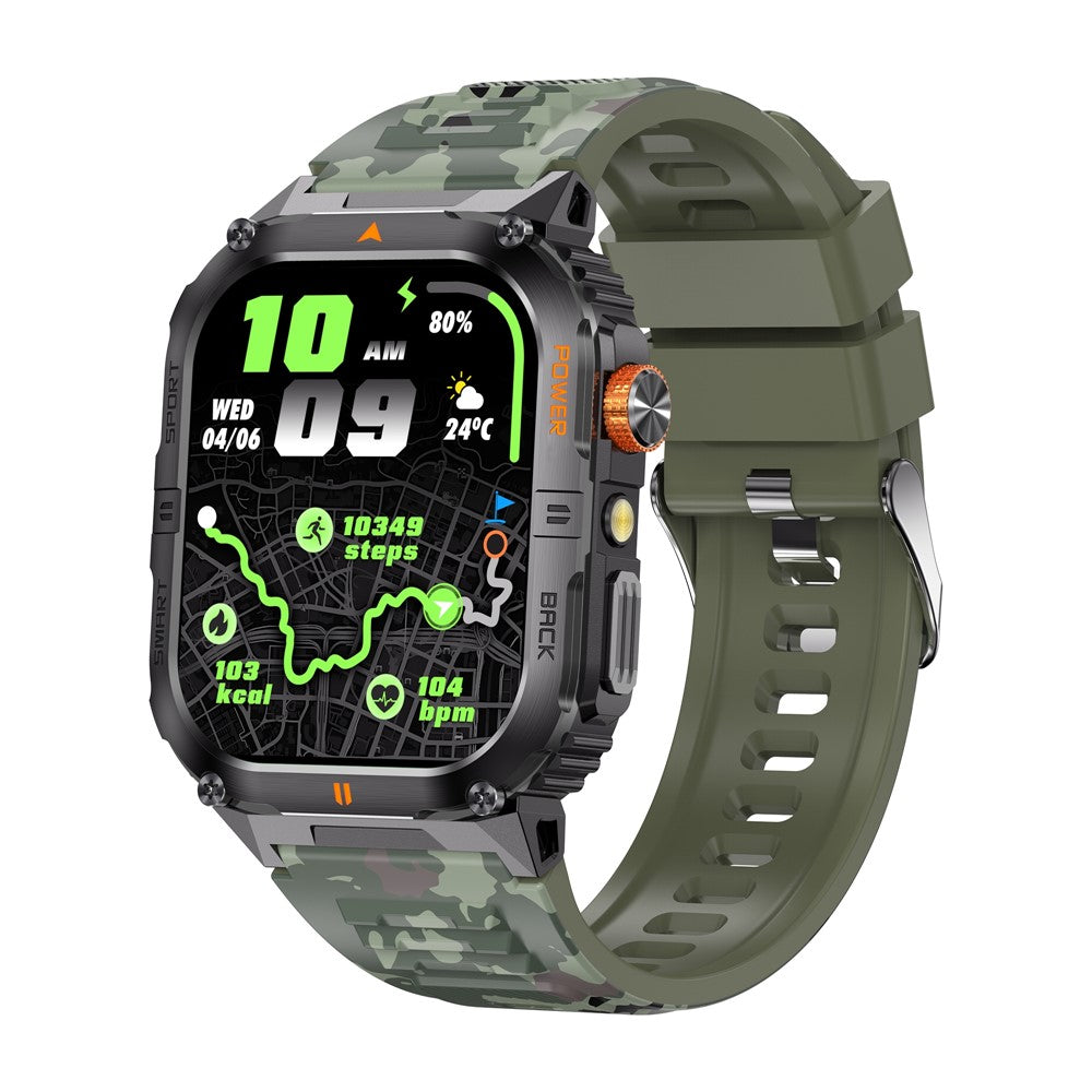 Big-Screen Health Smart Watch – 25-Day Battery, IP68 (YK12)