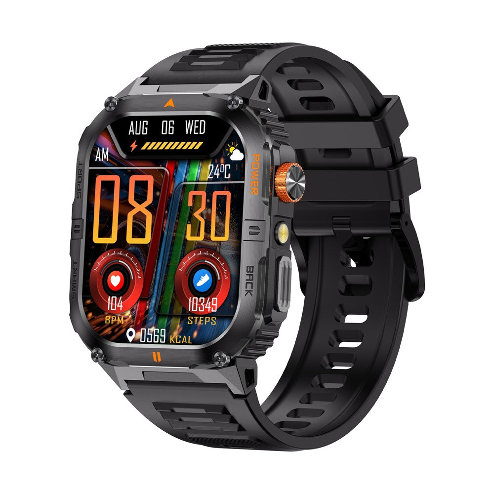 Big-Screen Health Smart Watch – 25-Day Battery, IP68 (YK12)