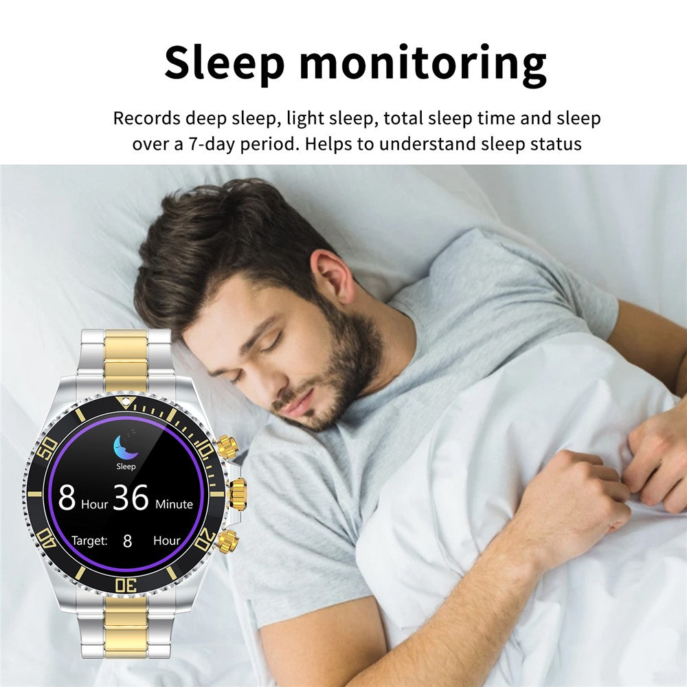 AW12 1.3 Inch HD Screen Smart Watch IP67 Waterproof Health Monitor Multi-Sport Modes Wristwatch