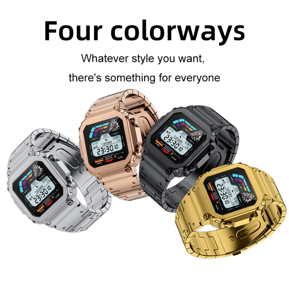 AW39 1.54 Inch Touch Screen Smart Watch Health Monitoring Bluetooth-compatible Call Fitness Tracker