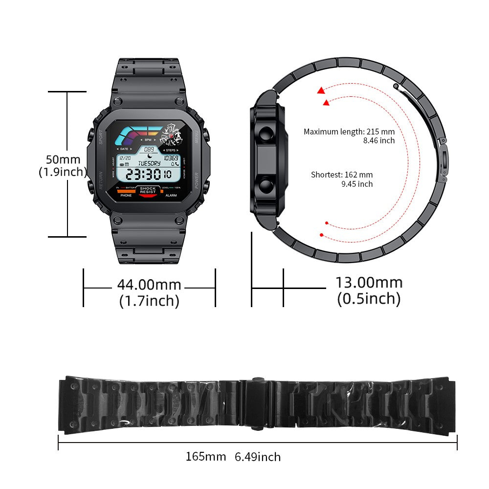AW39 1.54 Inch Touch Screen Smart Watch Health Monitoring Bluetooth-compatible Call Fitness Tracker