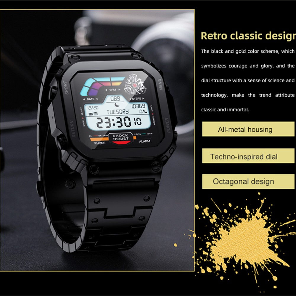 AW39 1.54 Inch Touch Screen Smart Watch Health Monitoring Bluetooth-compatible Call Fitness Tracker
