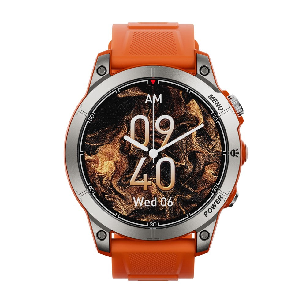 AW45 1.39 Inch Outdoor Sports Smart Watch Bluetooth-compatible Call Health Monitoring Watch with Compass LED Flashlight