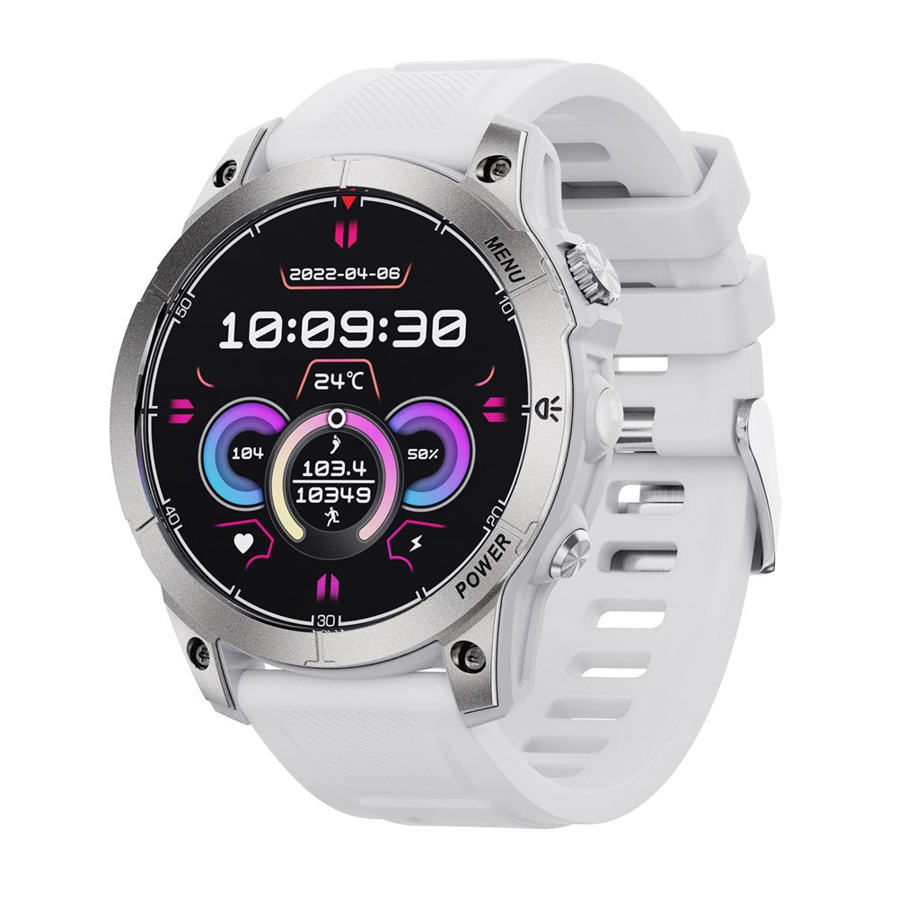 AW45 1.39 Inch Outdoor Sports Smart Watch Bluetooth-compatible Call Health Monitoring Watch with Compass LED Flashlight