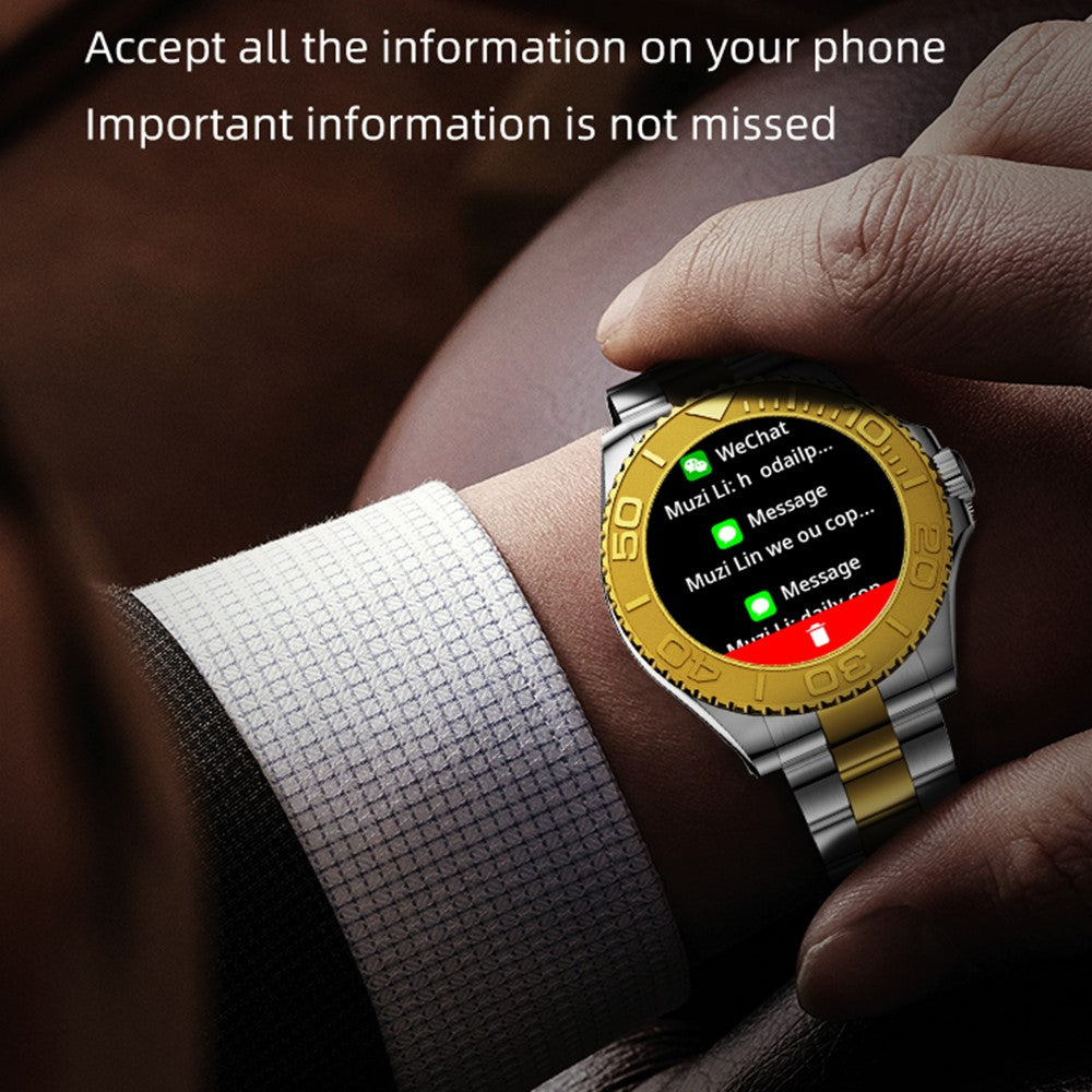AW46 1.32 Inch AMOLED HD Screen Smart Watch Bluetooth-compatible Call Health Monitoring Fitness Tracker
