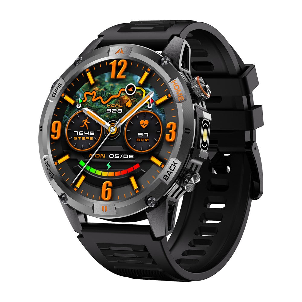 1.46" HD Smart Watch – 100+ Sport Modes, IP68 (YK15)