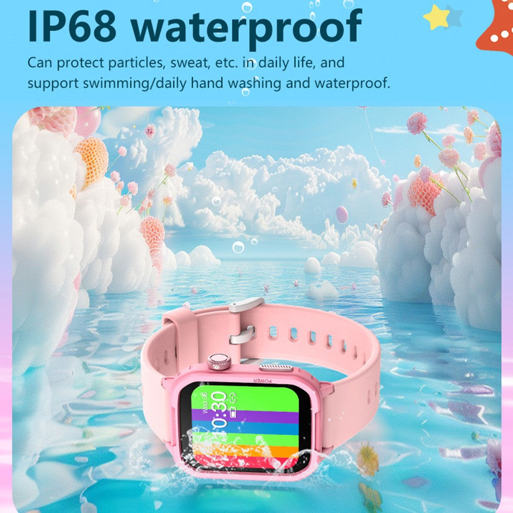 H96 For Kids Smart Watch Waterproof 1.5 Inch Large Screen Heart Rate Sleep Monitoring Wristwatch