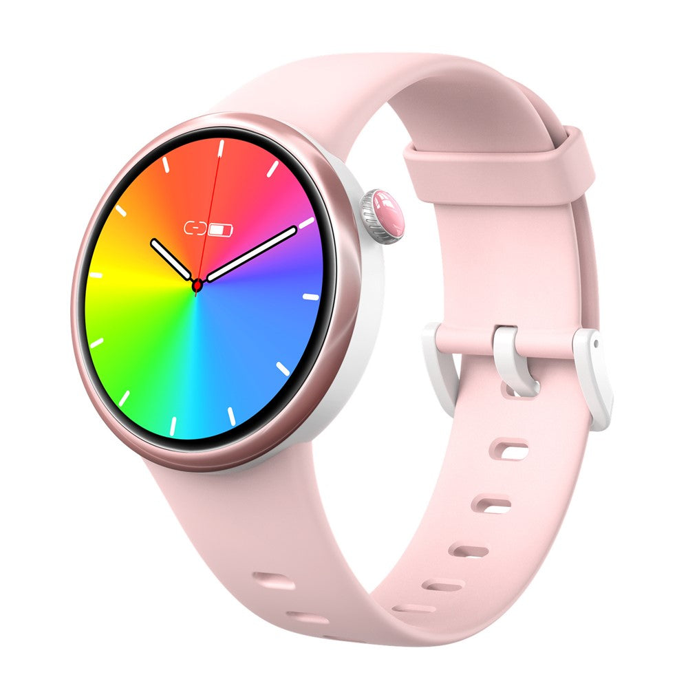 H39L For Kids Smart Watch 1.09 Inch Round AMOLED Screen Customizable UI Heart Rate Sleep Health Monitor