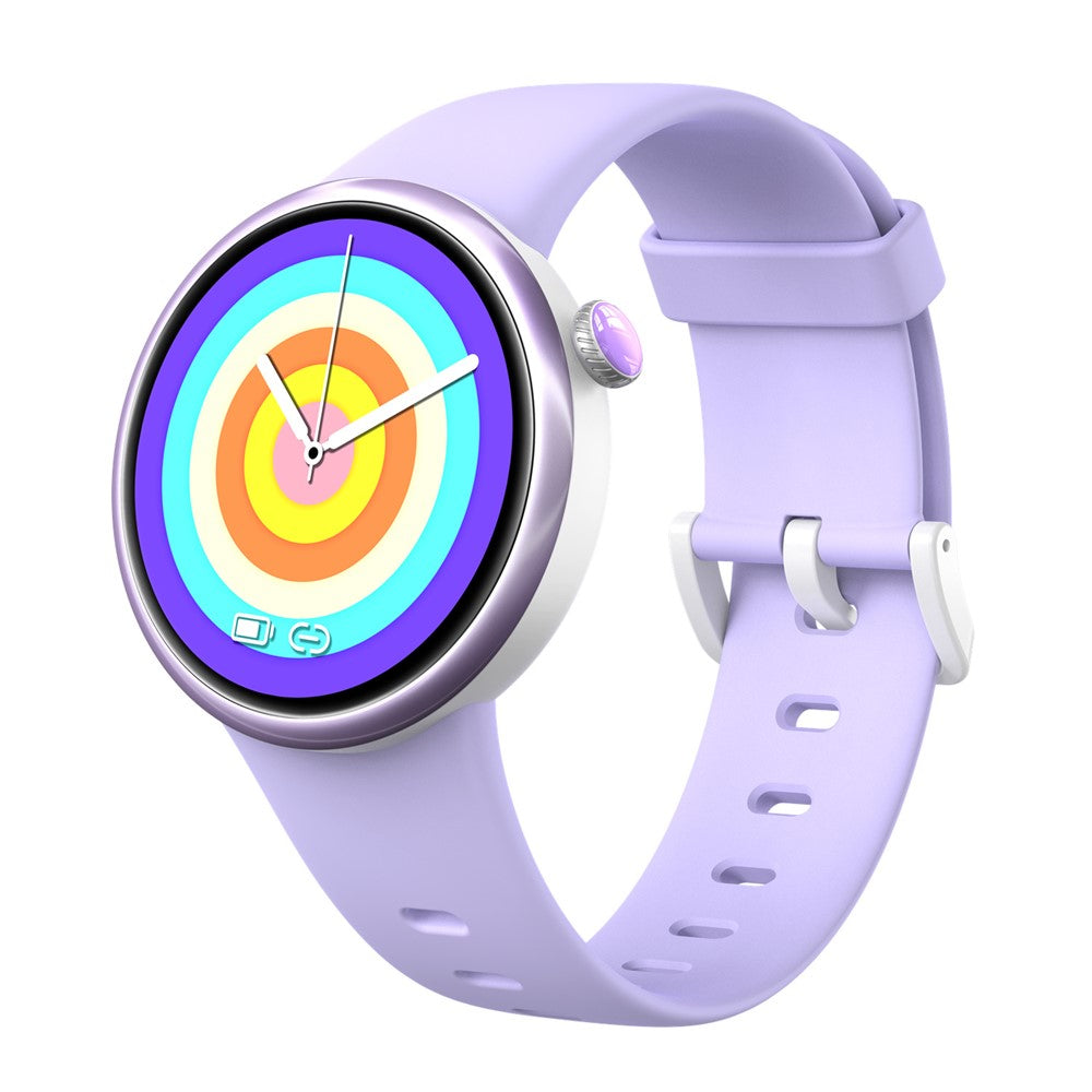 H39L For Kids Smart Watch 1.09 Inch Round AMOLED Screen Customizable UI Heart Rate Sleep Health Monitor