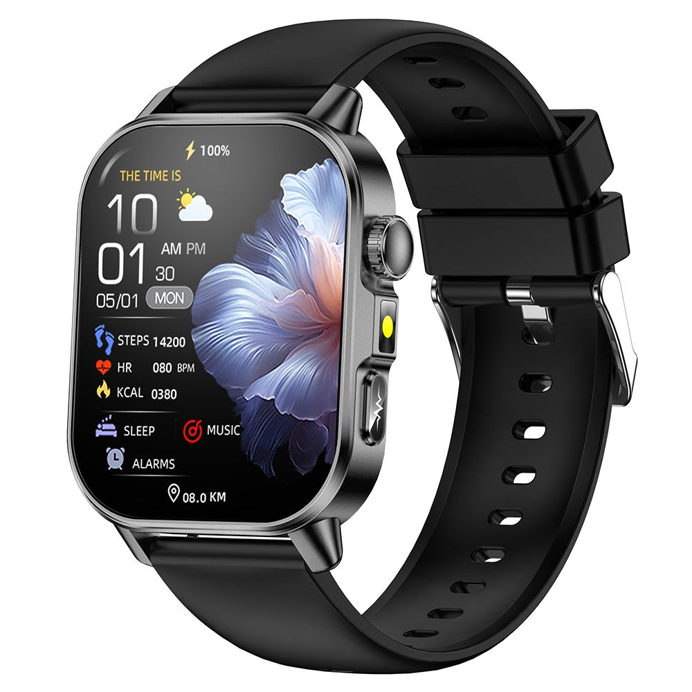 ET571 For Outdoor Sports 2.0 Inch Smart Watch ECG Blood Oxygen Monitor Bluetooth-compatible Calling Fitness Tracker