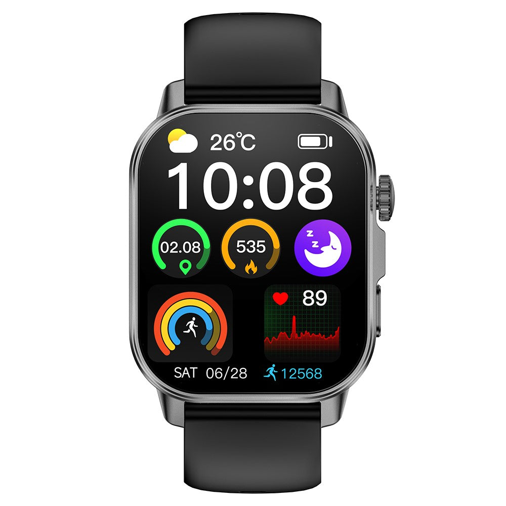 ET571 For Outdoor Sports 2.0 Inch Smart Watch ECG Blood Oxygen Monitor Bluetooth-compatible Calling Fitness Tracker