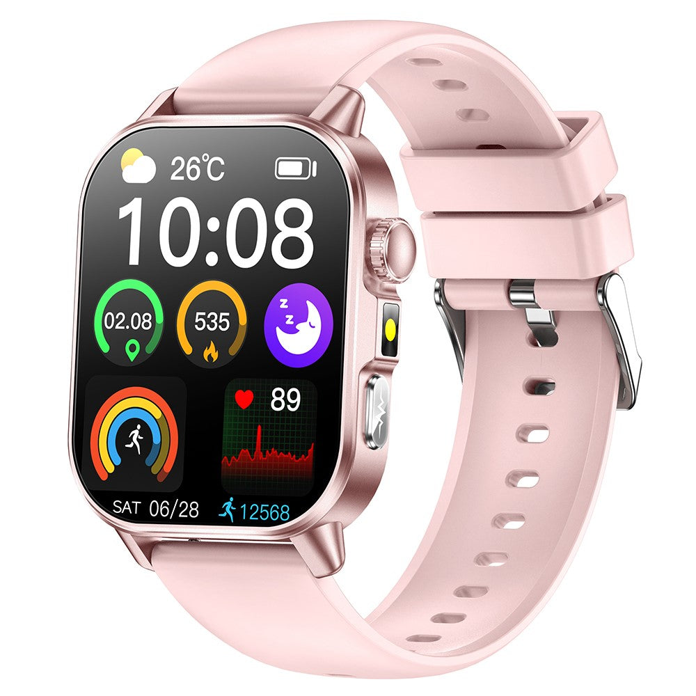 2.0" Outdoor Smart Watch – ECG & Blood Oxygen, Bluetooth Calling (ET571)
