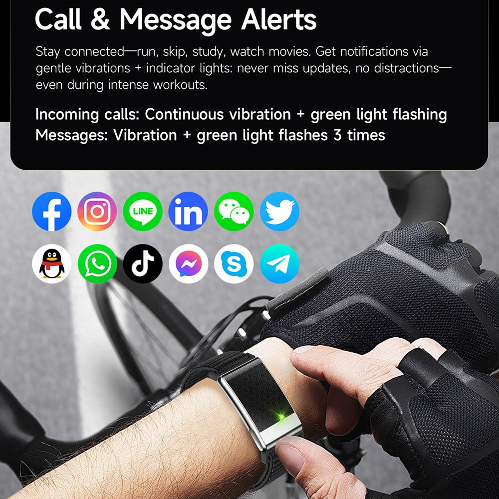 E900 Screenless Fitness Smart Watch ECG Heart Rate Monitor Blood Oxygen Tracker Sports Bracelet
