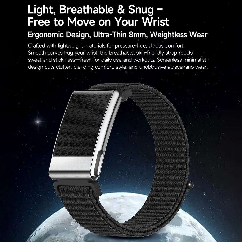 E900 Screenless Fitness Smart Watch ECG Heart Rate Monitor Blood Oxygen Tracker Sports Bracelet