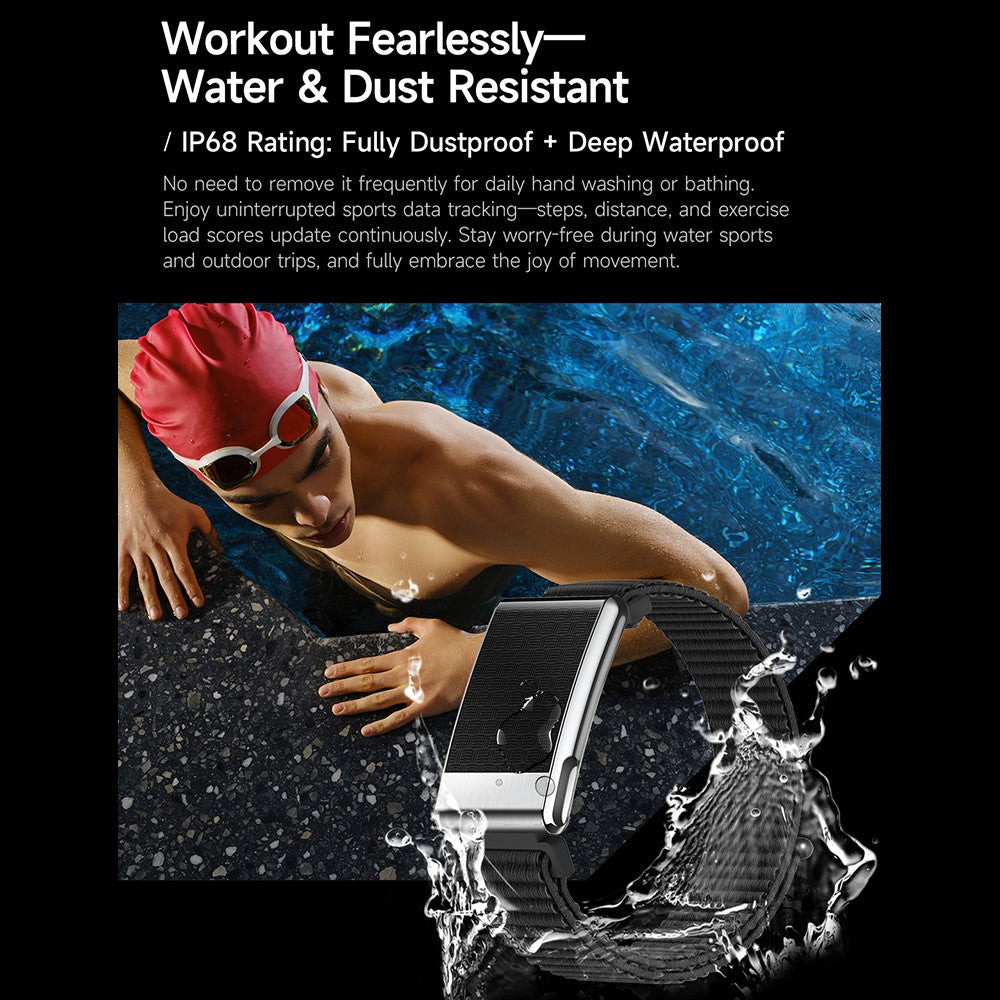 E900 Screenless Fitness Smart Watch ECG Heart Rate Monitor Blood Oxygen Tracker Sports Bracelet