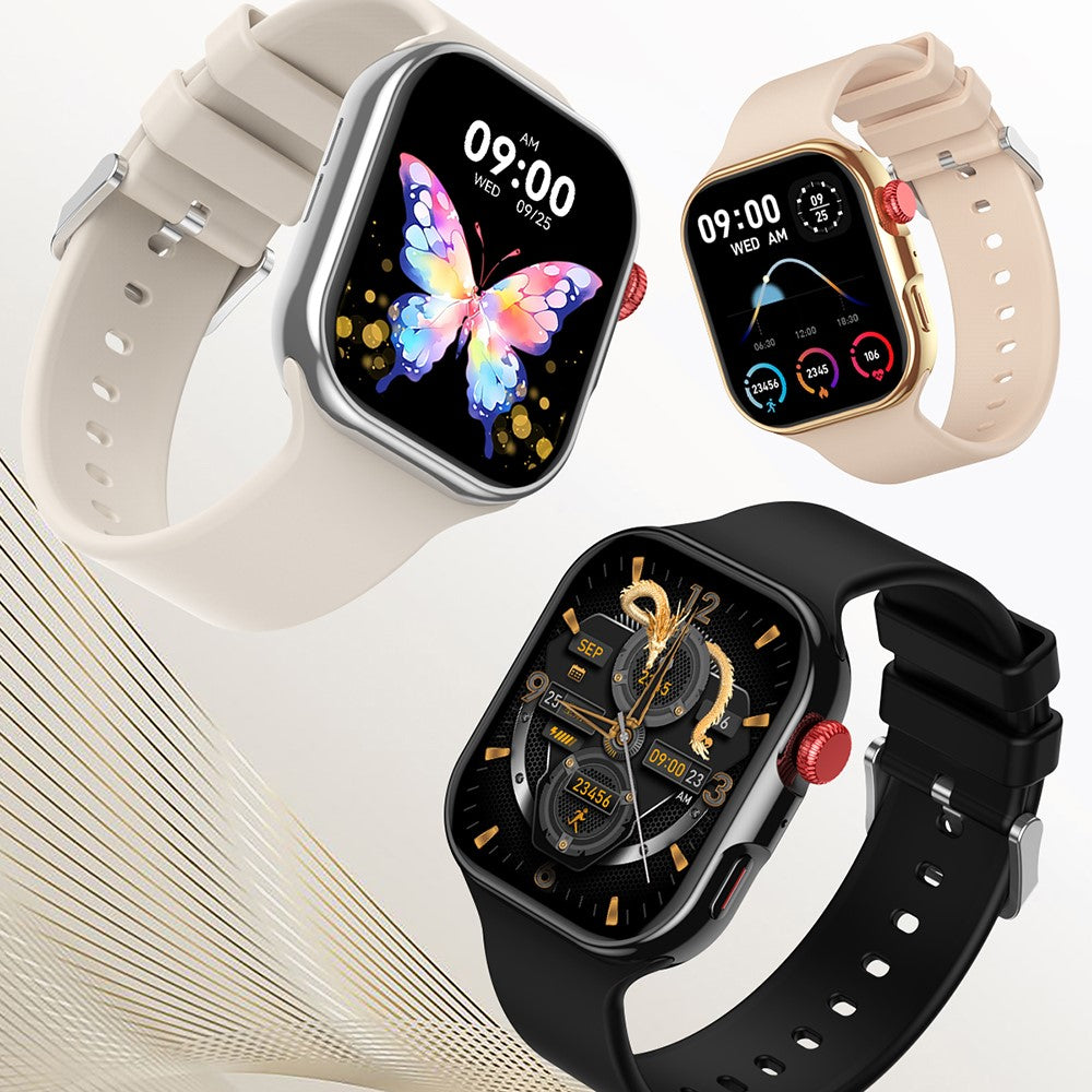 CY39 Multiple Sports Modes Fitness Tracker Health Monitoring 2.02 Inch HD Screen Smart Watch
