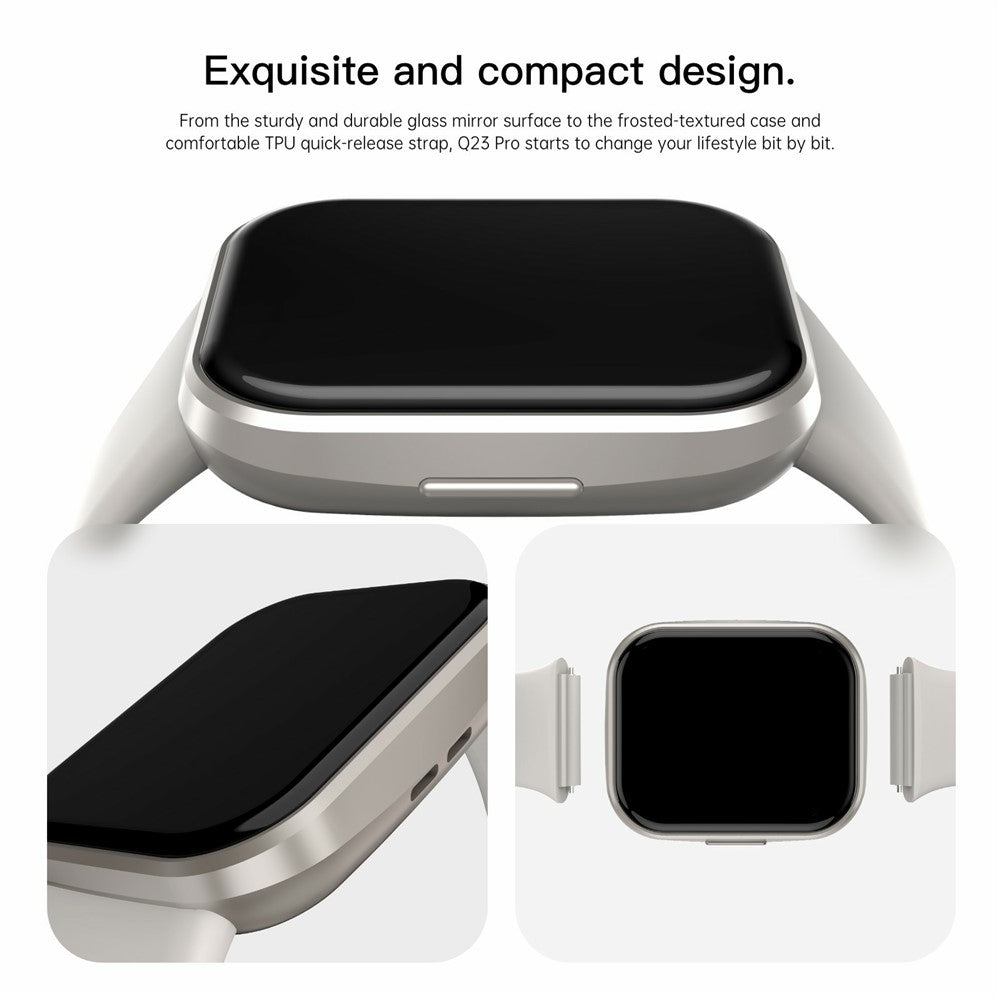 Q23Pro 1.83 Inch TFT Color Screen Bluetooth-compatible Smart Watch Health Monitor Fitness Tracker for Android / iOS