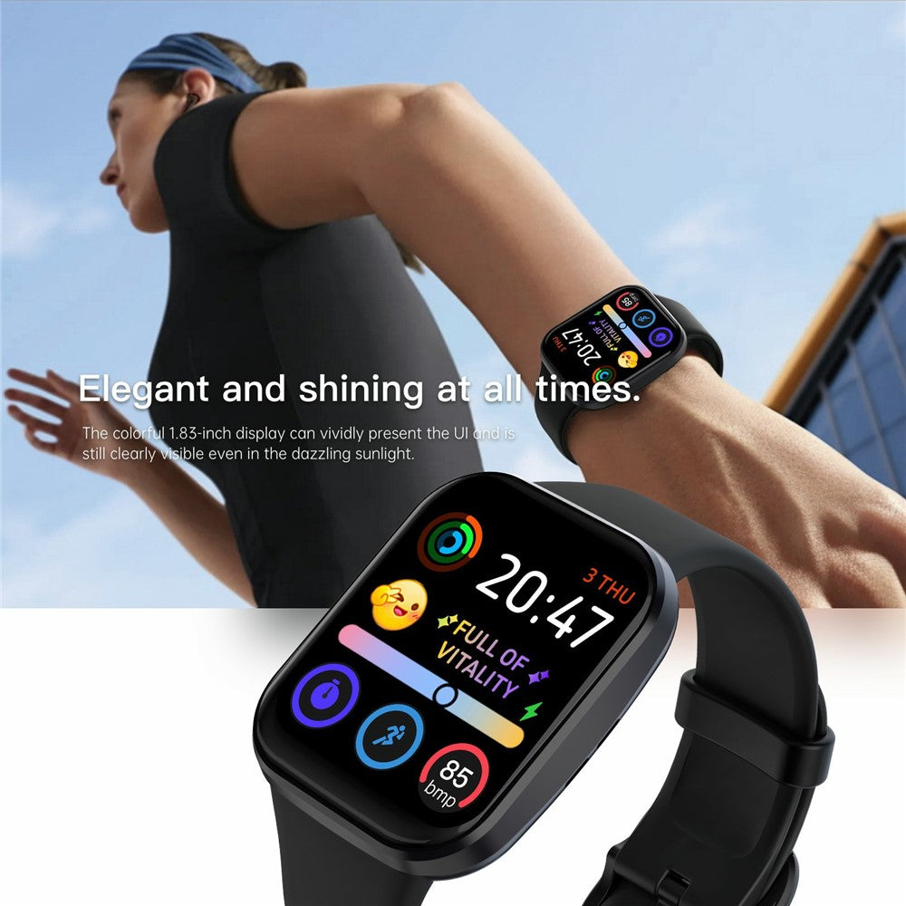 Q23Pro 1.83 Inch TFT Color Screen Bluetooth-compatible Smart Watch Health Monitor Fitness Tracker for Android / iOS
