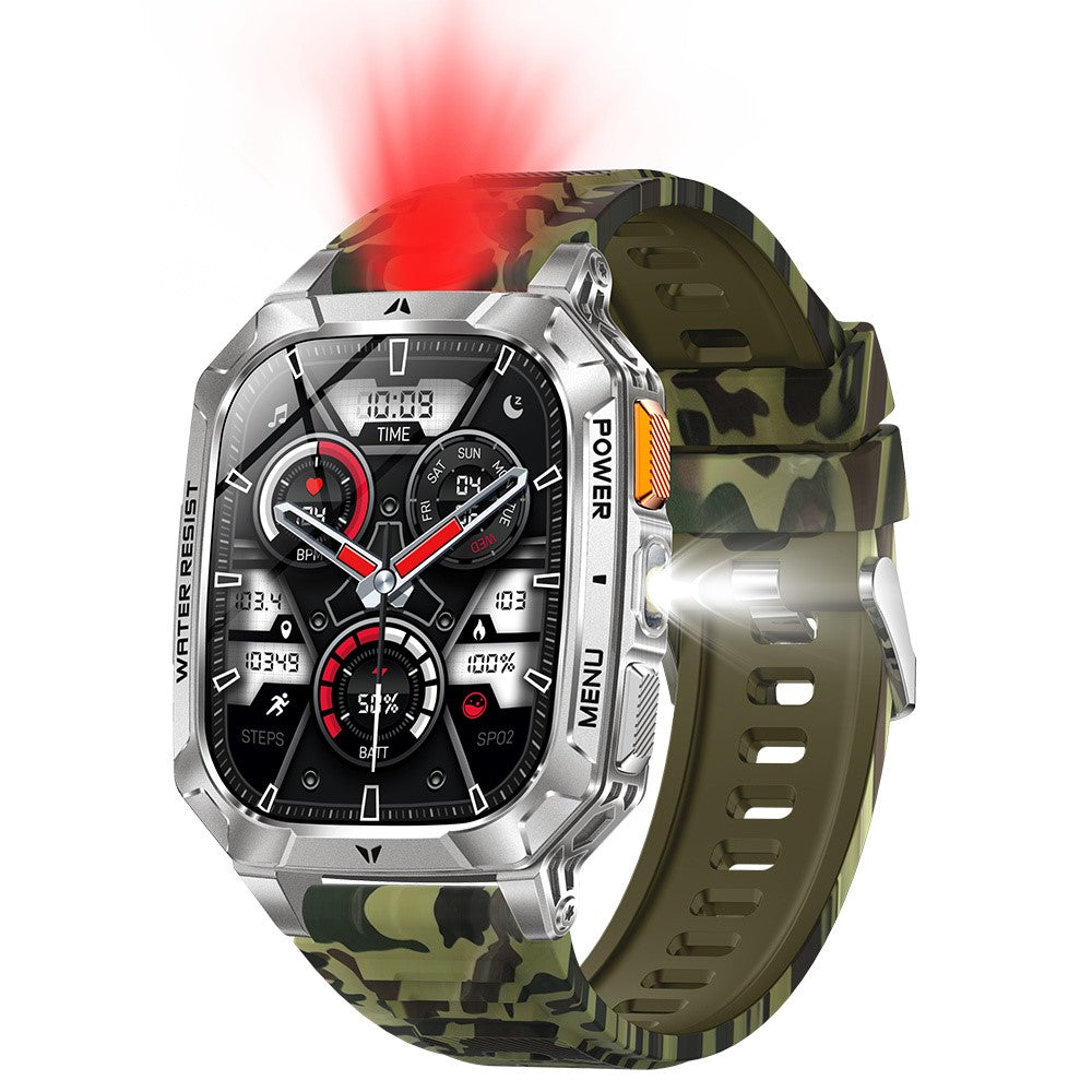 AK103 Smart Watch 2.01 Inch HD Screen Bluetooth-compatible Call 100+ Sports Modes Waterproof Fitness Tracker