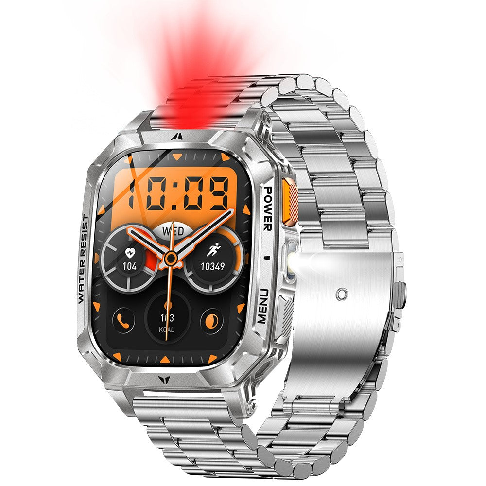 AK103 Smart Watch 2.01 Inch HD Screen Bluetooth-compatible Call 100+ Sports Modes Waterproof Fitness Tracker