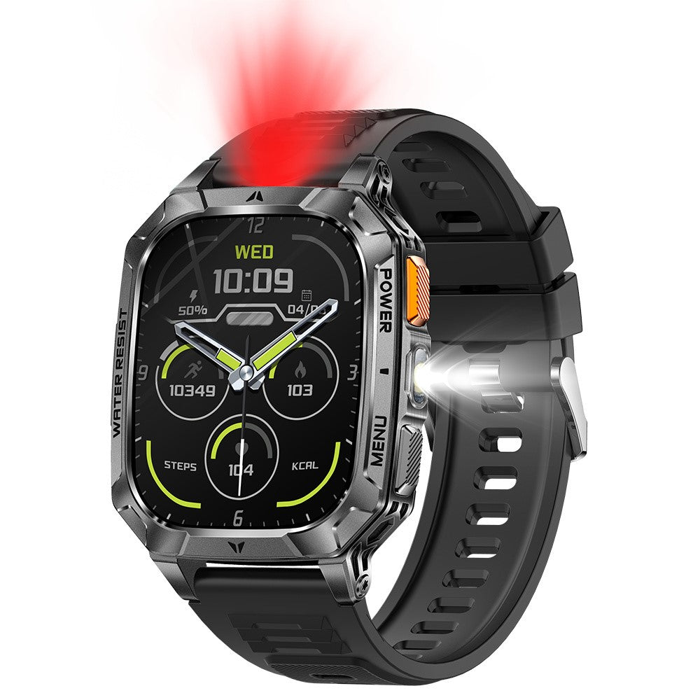 AK103 Smart Watch 2.01 Inch HD Screen Bluetooth-compatible Call 100+ Sports Modes Waterproof Fitness Tracker