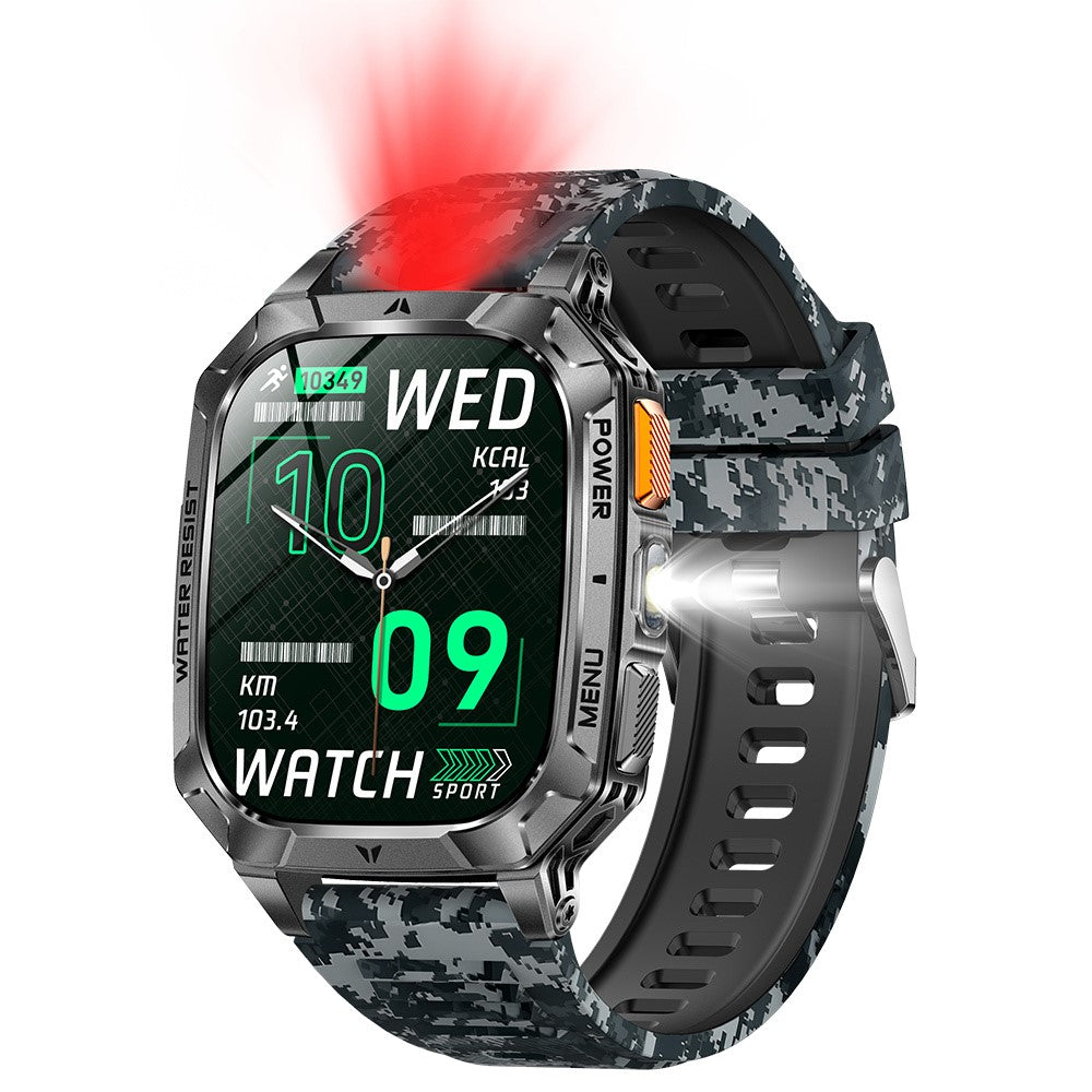 AK103 Smart Watch 2.01 Inch HD Screen Bluetooth-compatible Call 100+ Sports Modes Waterproof Fitness Tracker