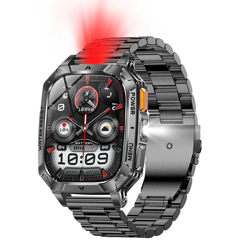 AK103 Smart Watch 2.01 Inch HD Screen Bluetooth-compatible Call 100+ Sports Modes Waterproof Fitness Tracker
