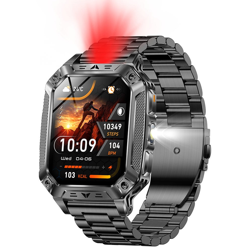 AK86 2.01 Inch HD Screen Smart Watch Heart Rate Blood Oxygen Monitor Bluetooth-compatible Calling Sports Wristwatch