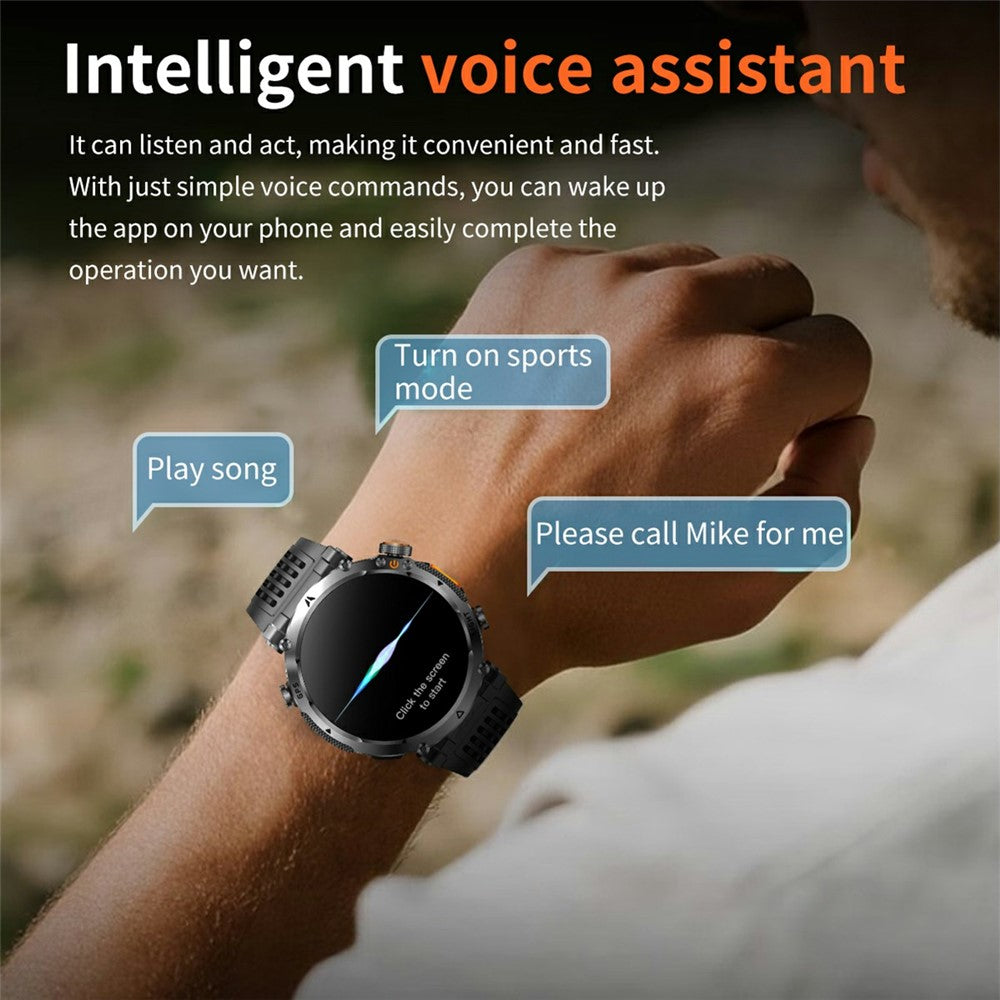 HT42 Smart Watch GPS Positioning Wireless Calling Heart Rate Monitor For Outdoor Sports