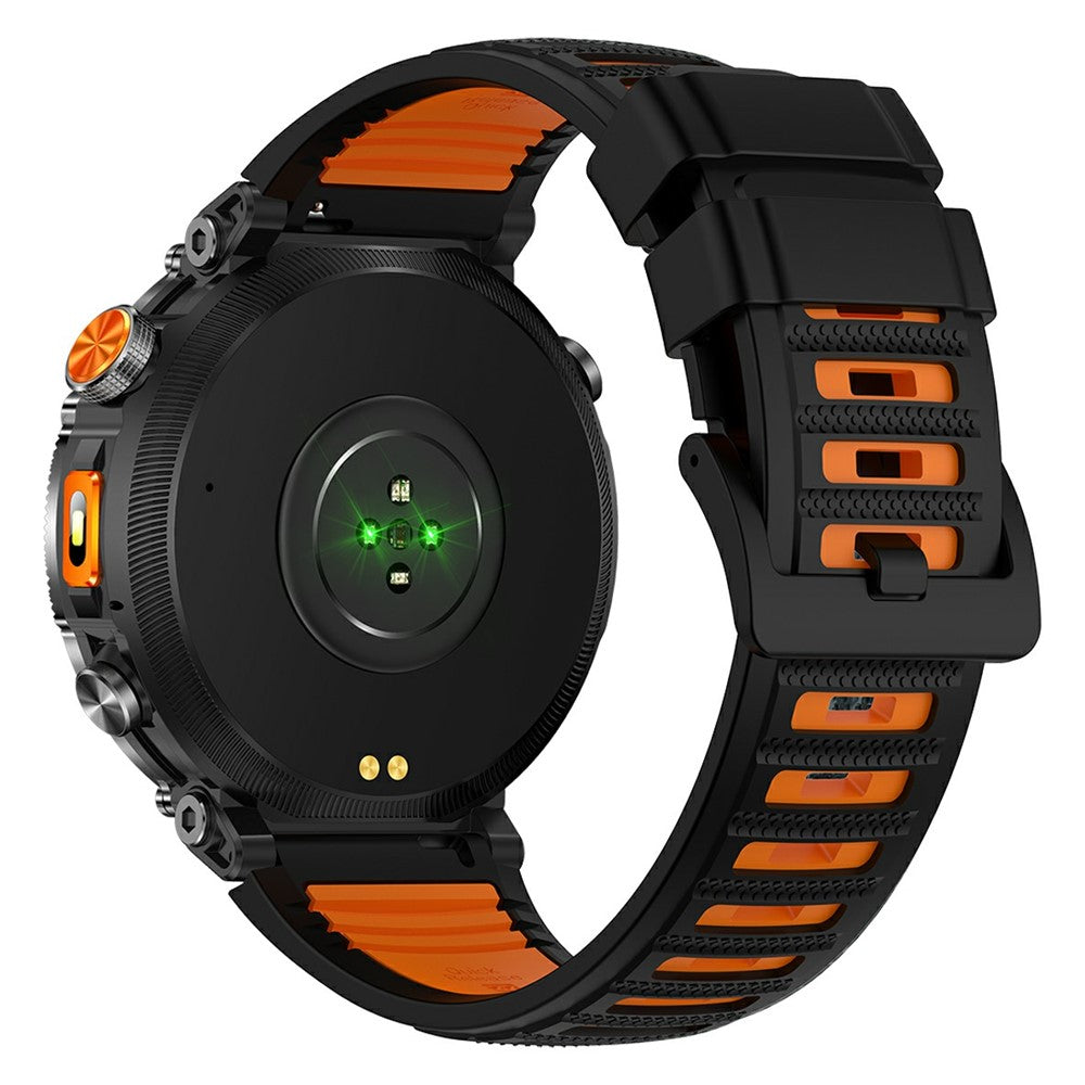 HT42 Smart Watch GPS Positioning Sports Band with BT Call Heart Rate Monitor Pedometer Flashlight Compass for Outdoor Activities
