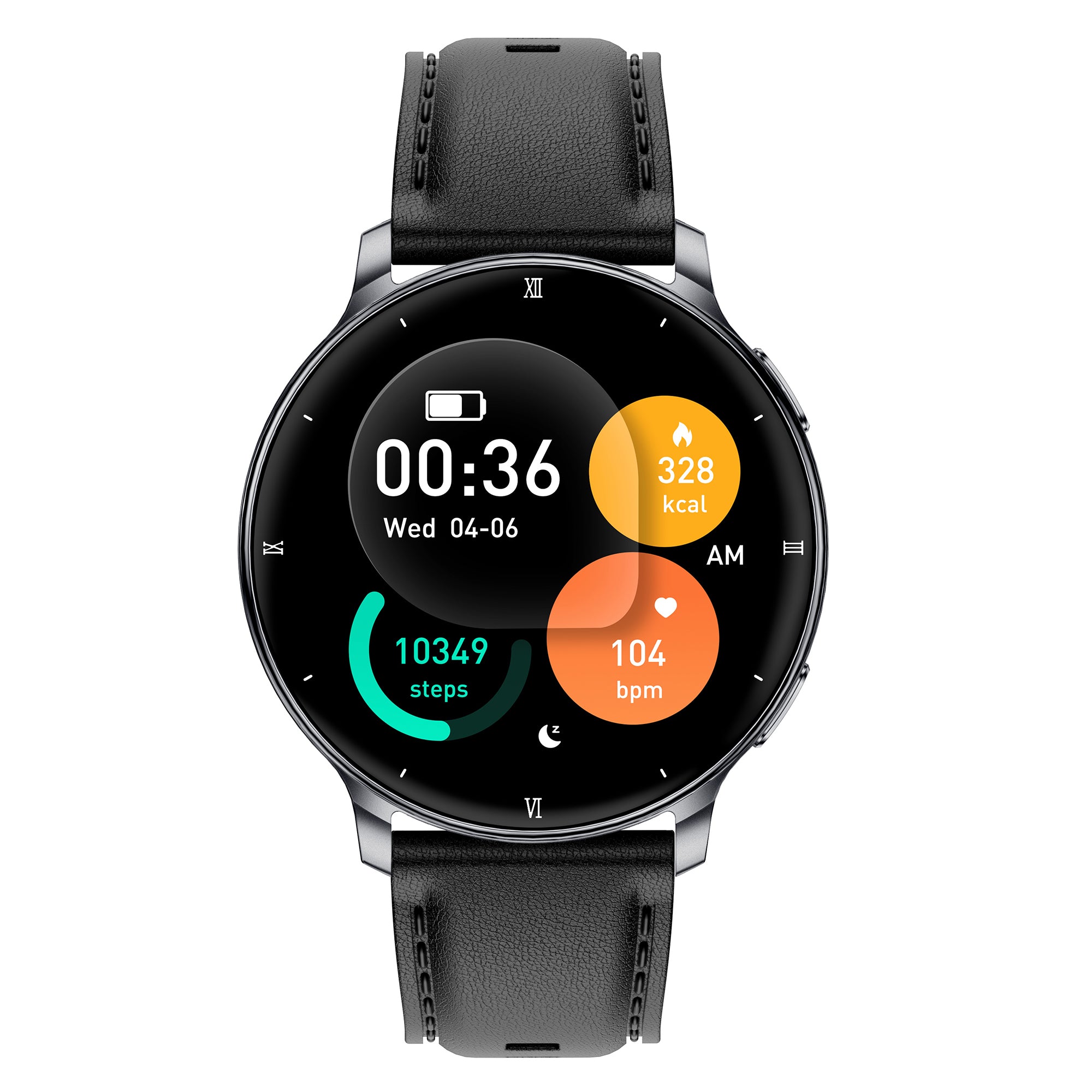 HT39 1.32 inch AMOLED Smart Watch BT Call Electric Band with Heart Rate Blood Pressure Monitoring