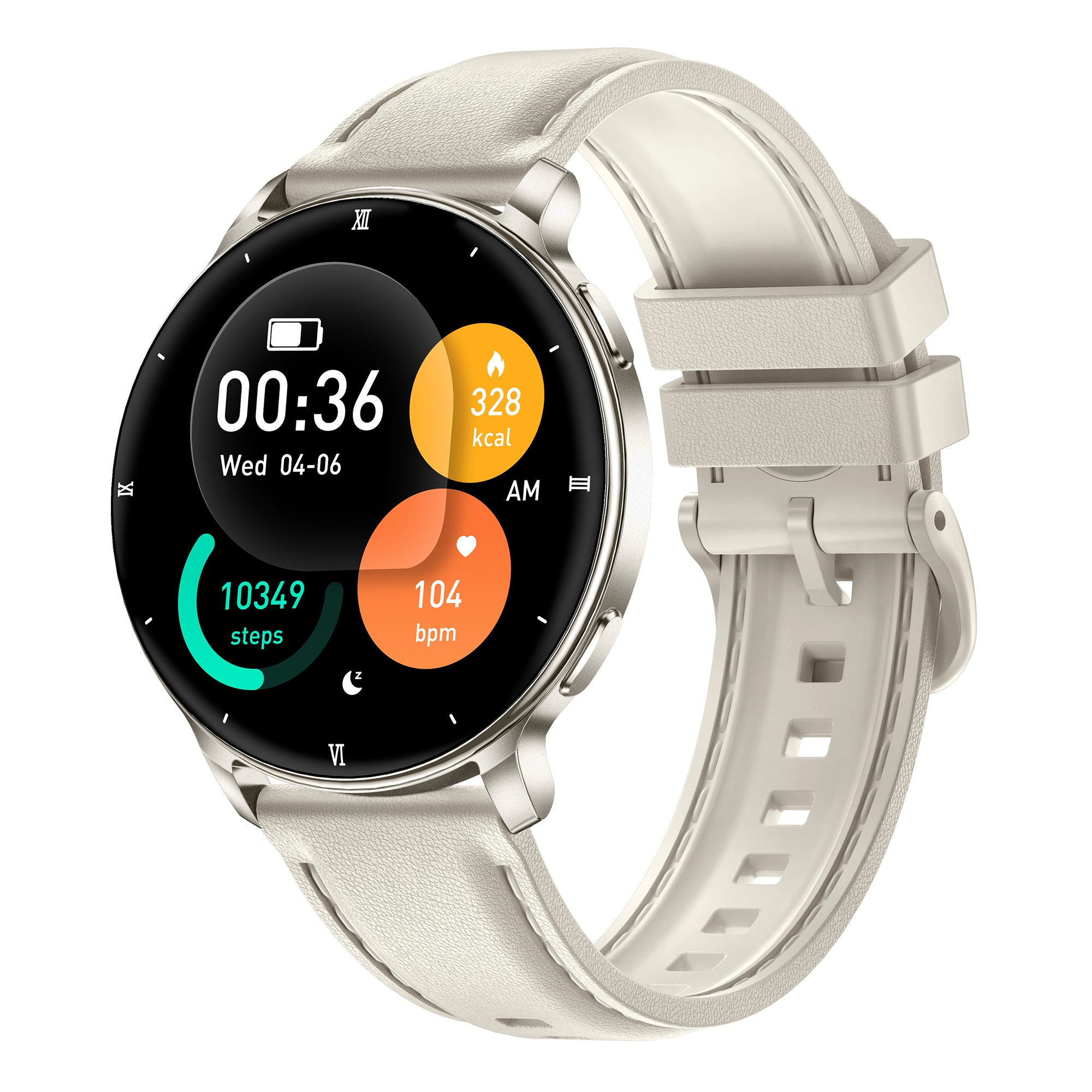 HT39 1.32 inch AMOLED Smart Watch BT Call Electric Band with Heart Rate Blood Pressure Monitoring