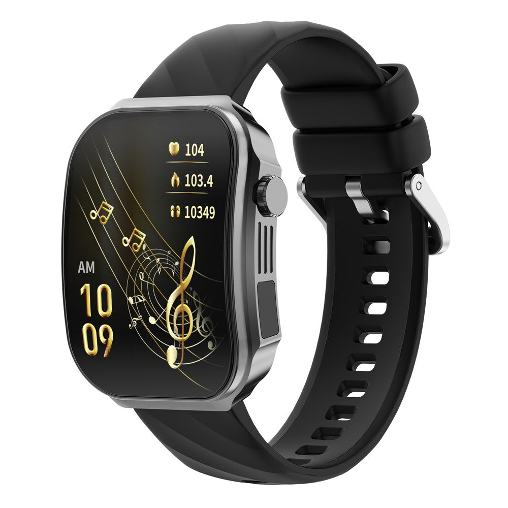 U15 2.2 Inch Square Screen Smart Watch Health Monitor Bluetooth-compatible Call Fitness Tracker Built-in Flashlight
