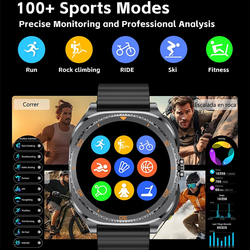GT99 2 in 1 Smart Watch with TWS Earbuds Music Playback Health Monitor IP67 Waterproof Fitness Tracker
