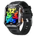 MT62 Outdoor Adventure Smart Watch IP68 Waterproof 2.01 Inch IPS Screen Fitness Tracker Built-in LED Flashlight