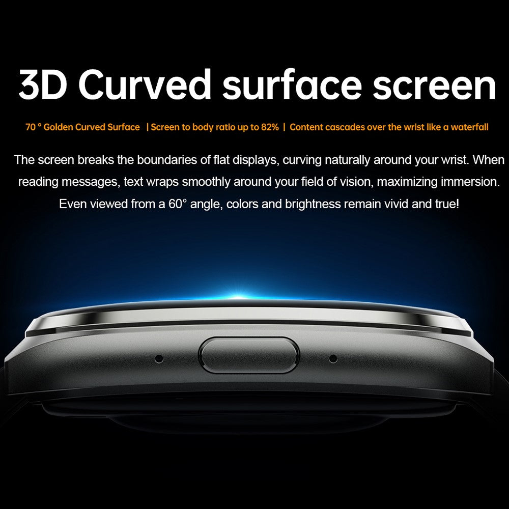MT66 Steel Strap Smart Watch 1.83 Inch IPS Screen Fitness Tracker IP68 Waterproof Heart Rate Monitor