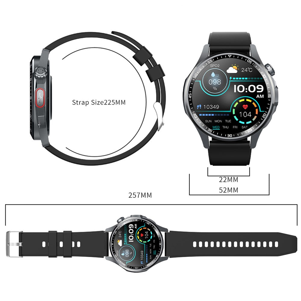 F240 Smart Health Watch ECG Heart Rate Blood Pressure Blood Oxygen Sleep Monitor IP67 Waterproof Sports Watch