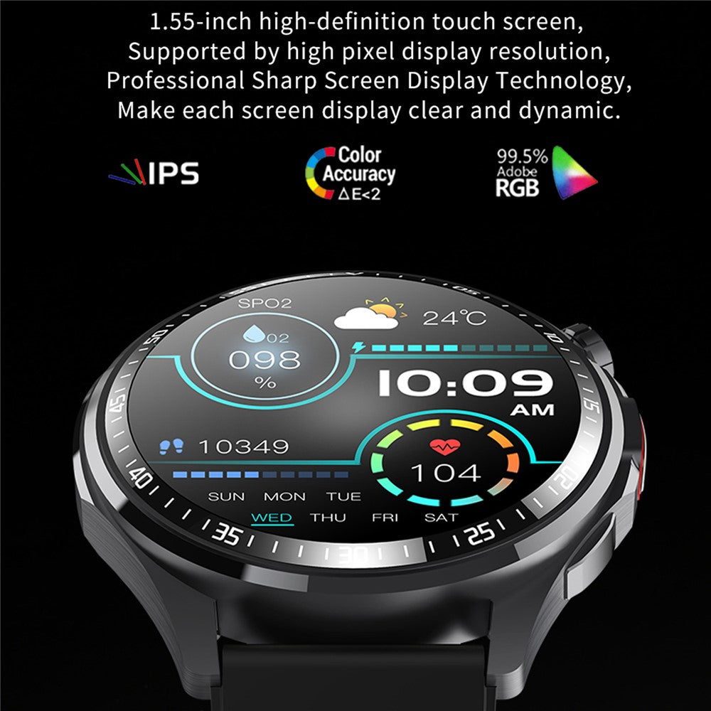 F240 Smart Health Watch ECG Heart Rate Blood Pressure Blood Oxygen Sleep Monitor IP67 Waterproof Sports Watch