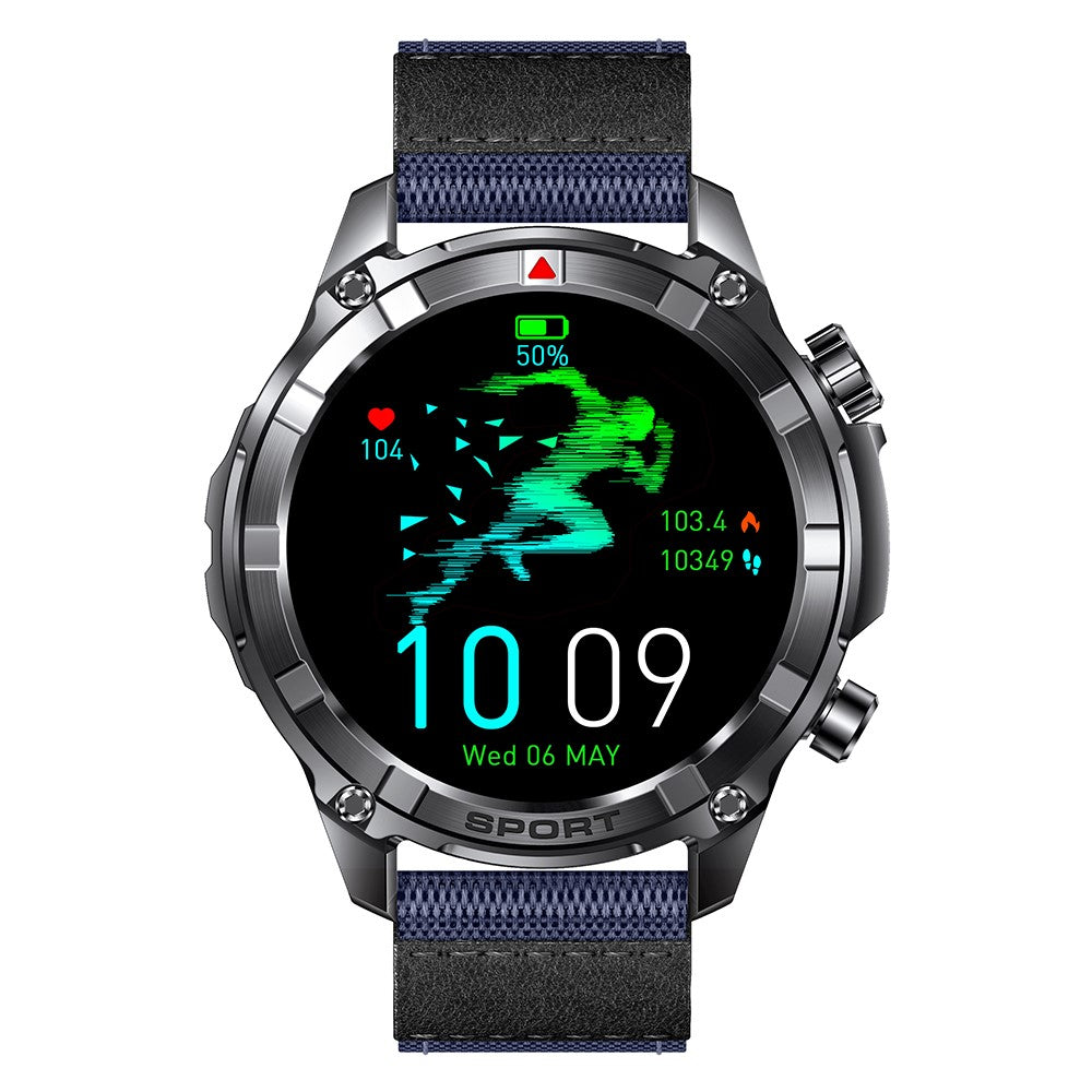 I116 Smart Watch 1.52 Inch HD Screen Health Monitor Outdoor Sports Fitness Tracker, Nylon Strap