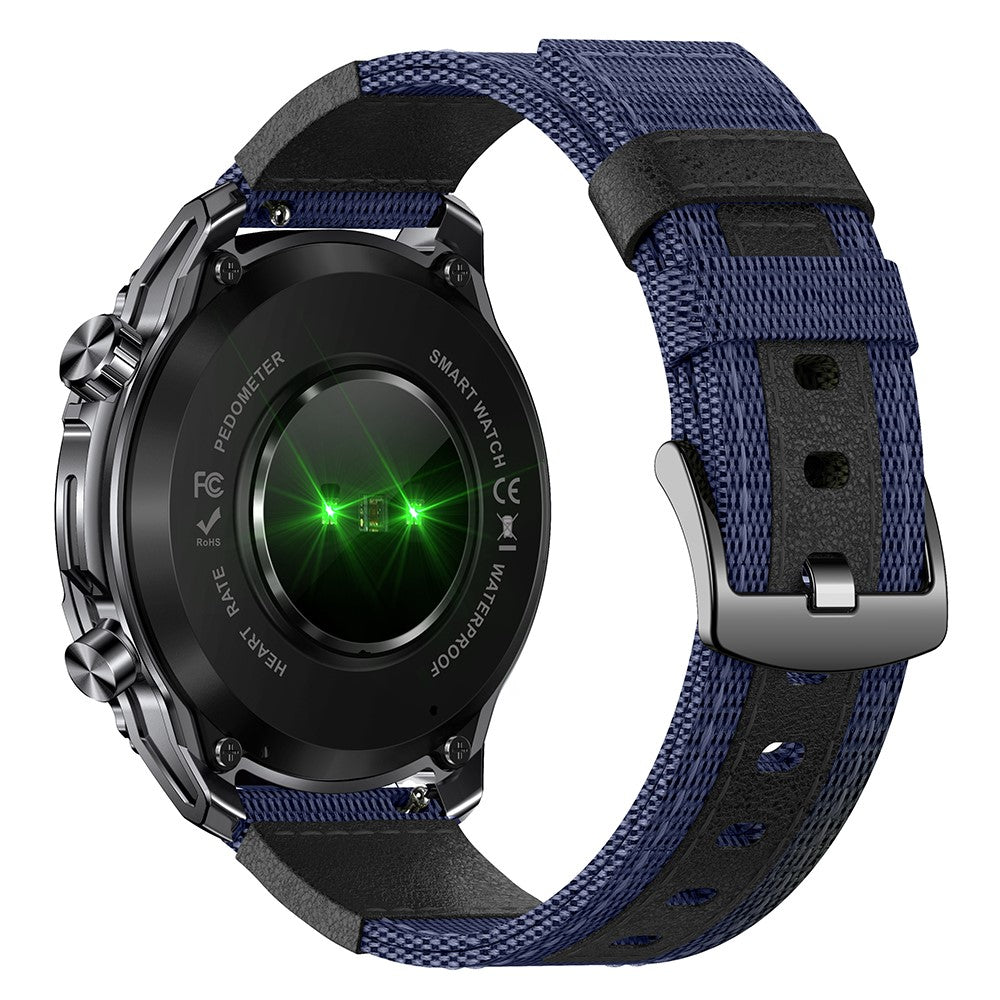 I116 Smart Watch 1.52 Inch HD Screen Health Monitor Outdoor Sports Fitness Tracker, Nylon Strap