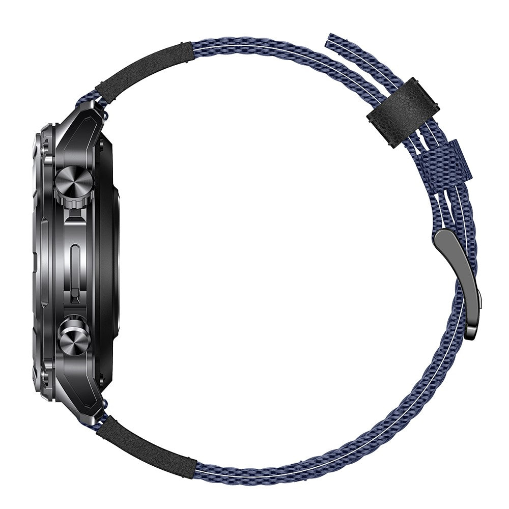 I116 Smart Watch 1.52 Inch HD Screen Health Monitor Outdoor Sports Fitness Tracker, Nylon Strap