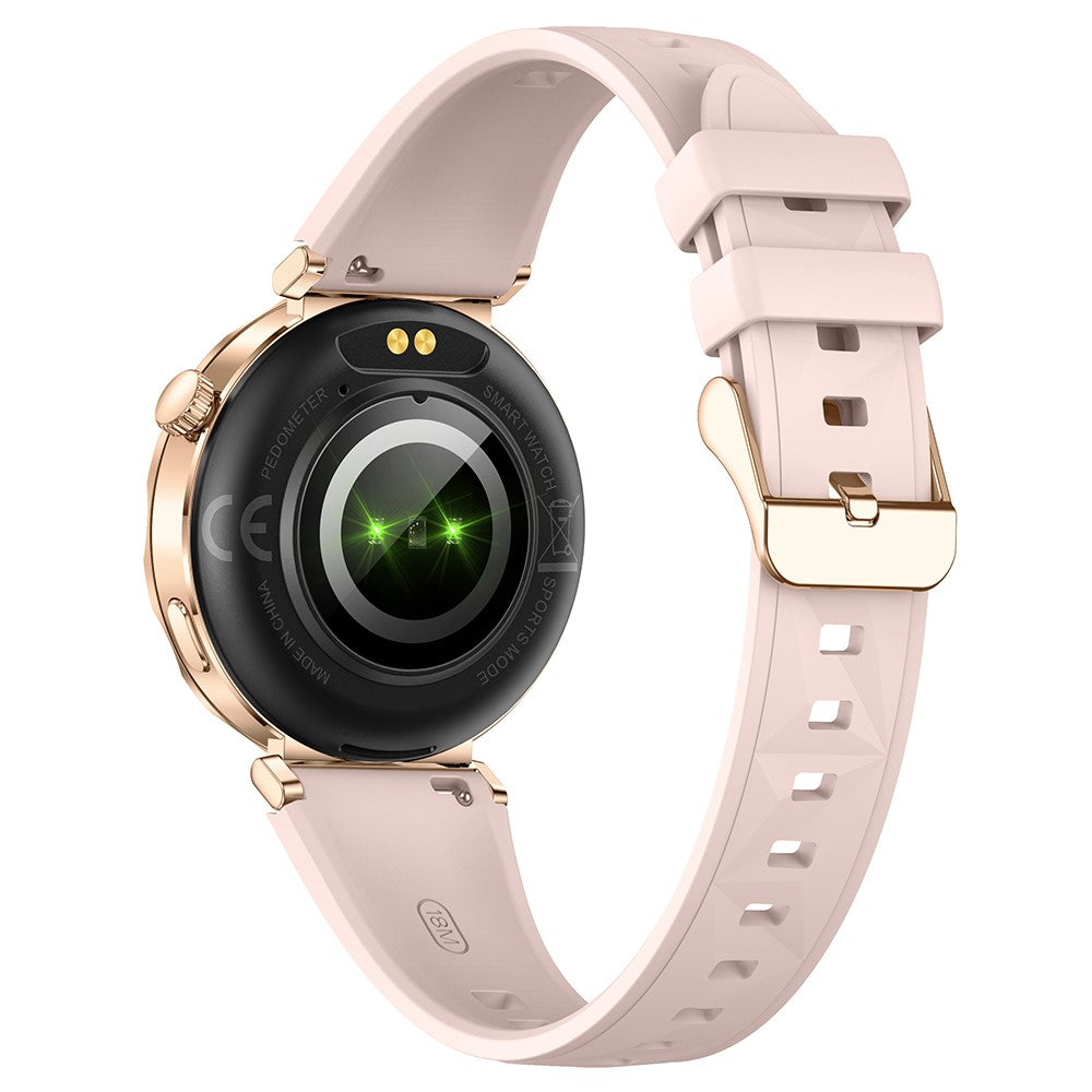 i222 1.19 Inch AMOLED Screen Smart Watch for Women Health Monitor Fitness Tracker Watch, Silicone Strap