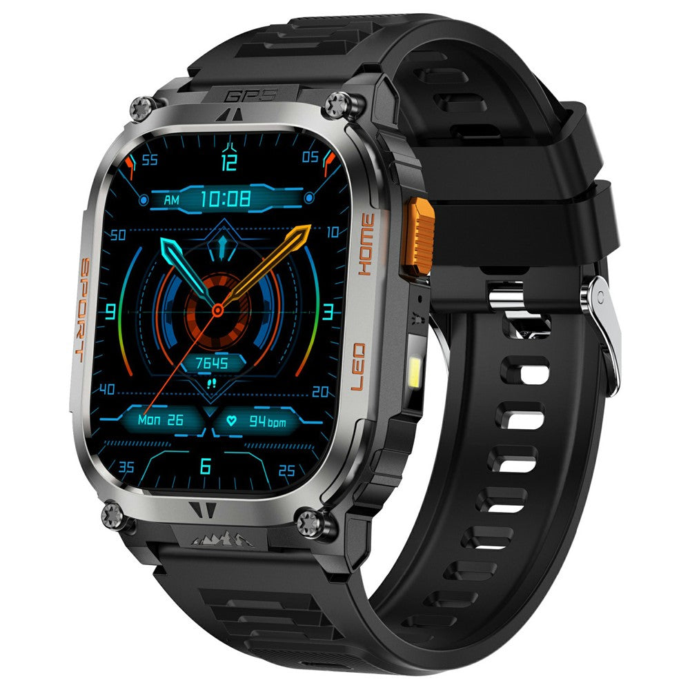 QX18 2.01 Inch Bluetooth-compatible Call Smart Watch IP68 Waterproof GPS Outdoor Sports Health Monitor
