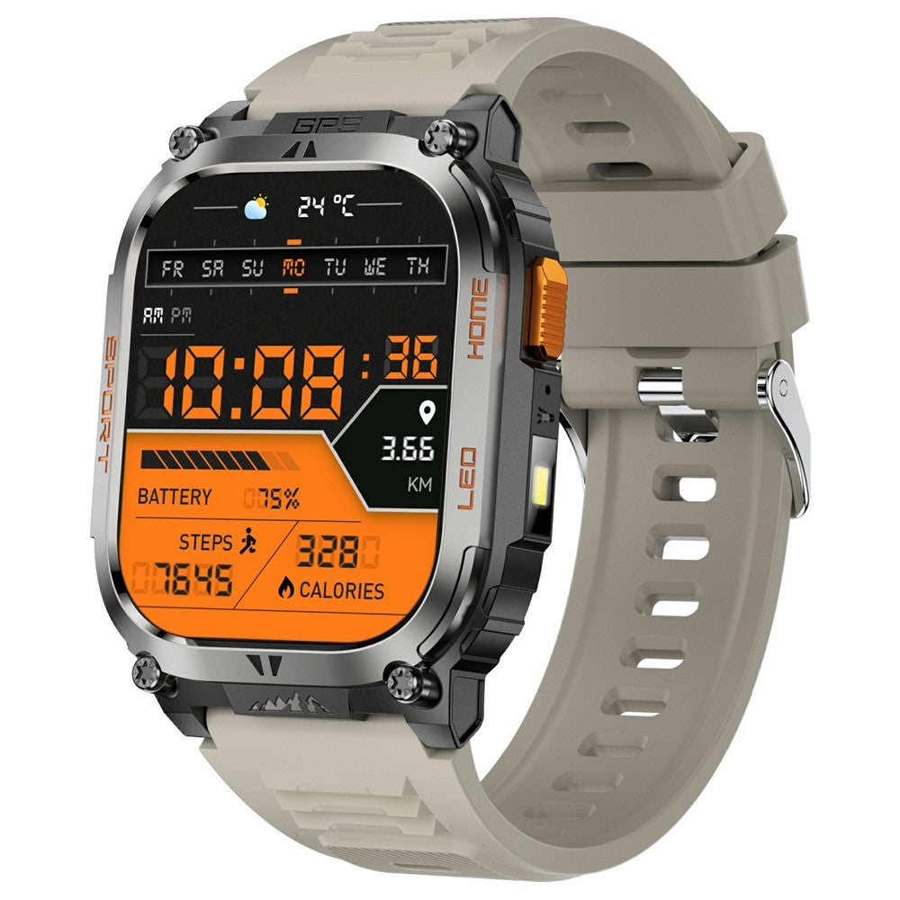 QX18 2.01 Inch Bluetooth-compatible Call Smart Watch IP68 Waterproof GPS Outdoor Sports Health Monitor