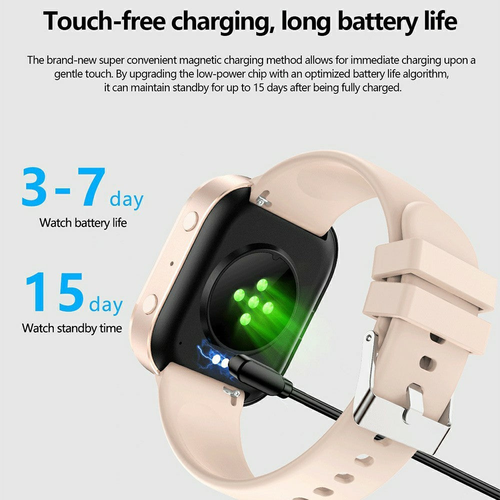 Y3 Smart Watch 1.88 Inch HD Display Heart Rate Blood Oxygen Monitor Bluetooth-compatible Call Wristwatch